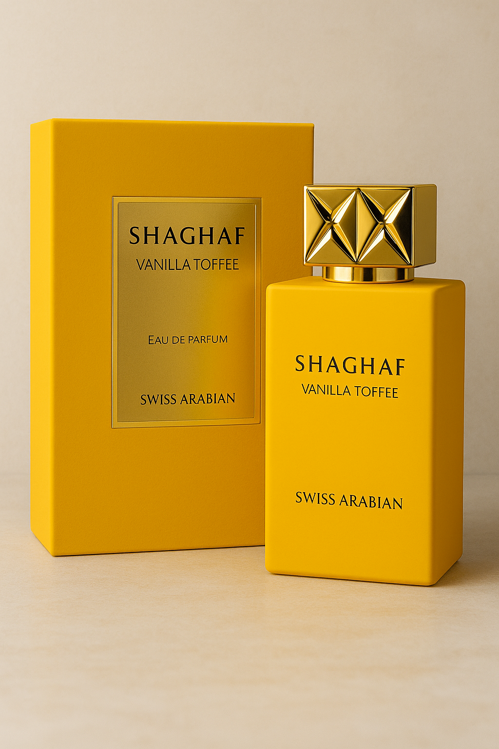 Shaghaf Vanilla Toffee – Perfume dulce y sensual para mujer