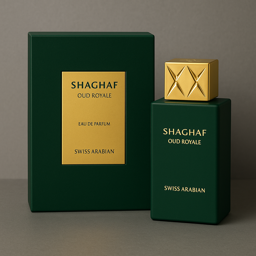 Shaghaf Oud Royale – Perfume unisex con oud, especias y vainilla