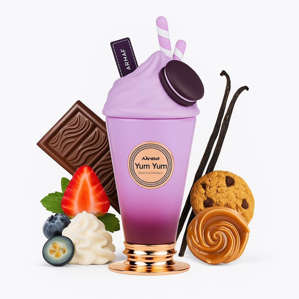 YUM YUM  – Perfume árabe dulce y coqueto con frutas rojas, vainilla y almizcle | Armaf