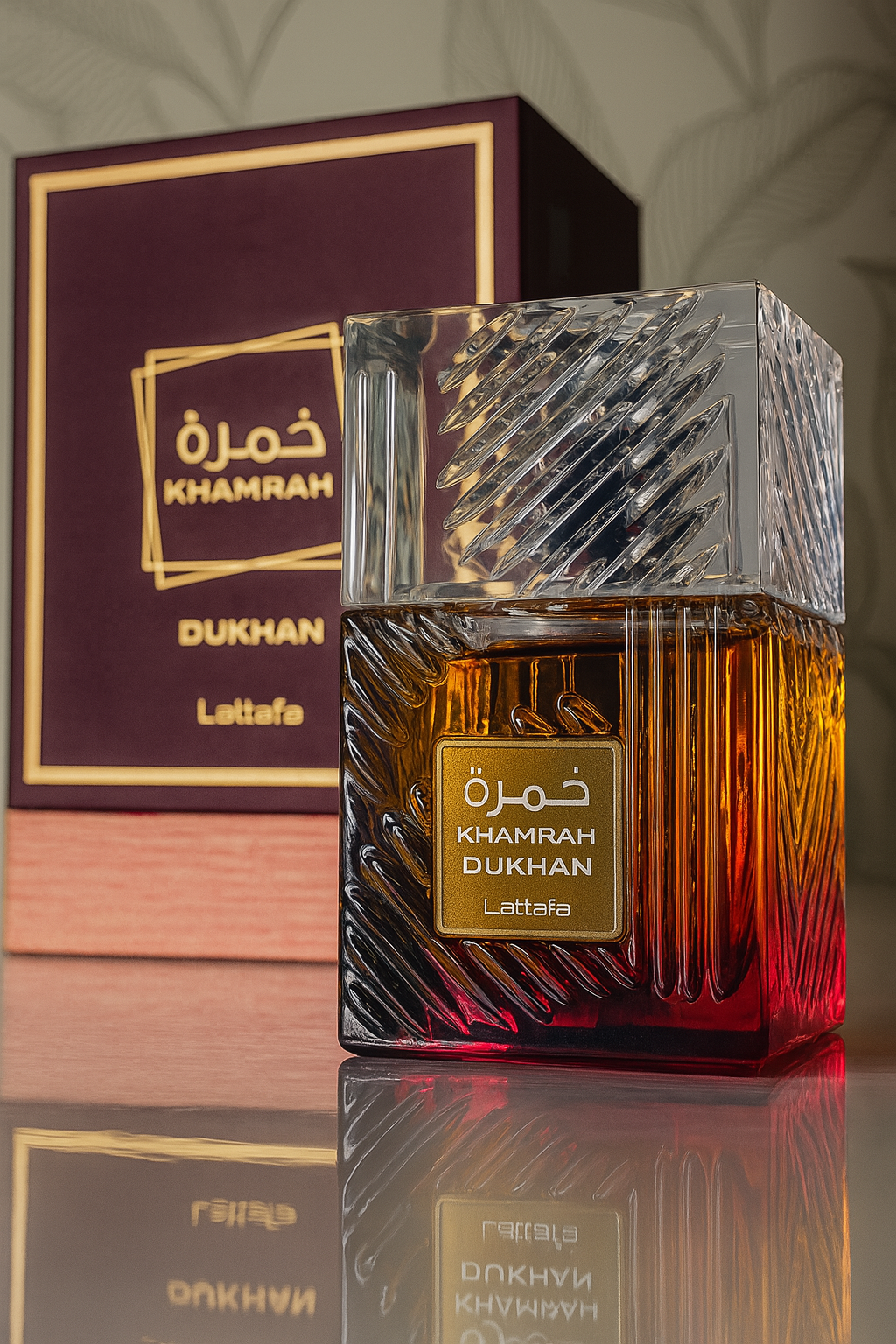 Khamrah Dukhan – Perfume árabe masculino intenso con tabaco, especias e incienso | Lattafa