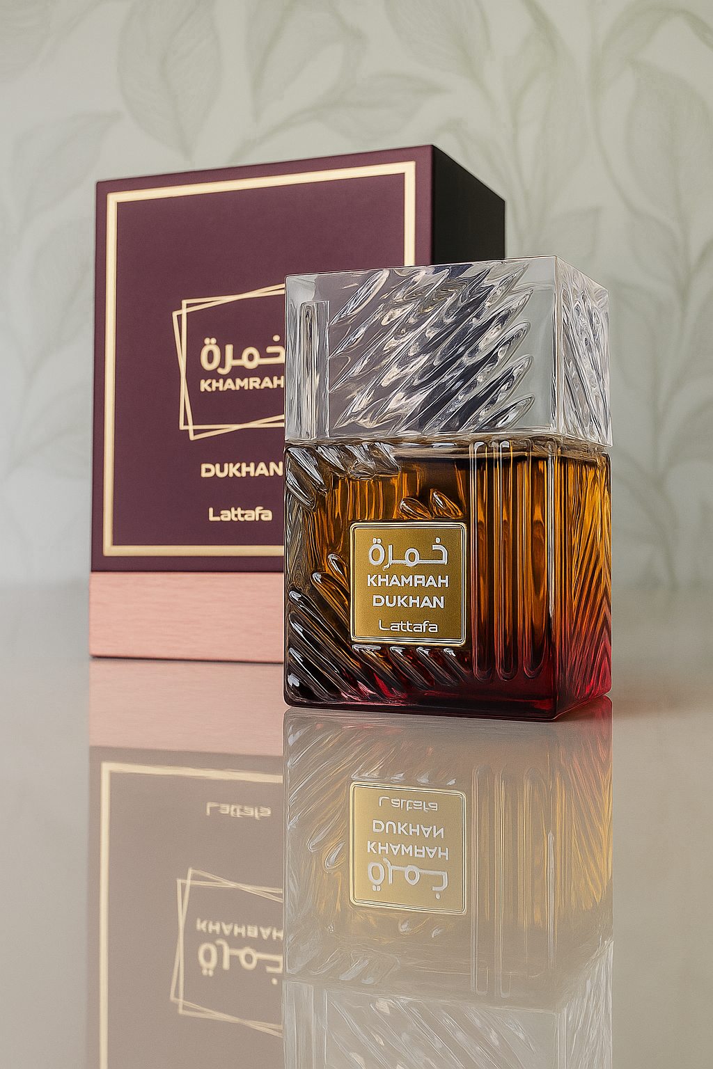Khamrah Dukhan – Perfume árabe masculino intenso con tabaco, especias e incienso | Lattafa