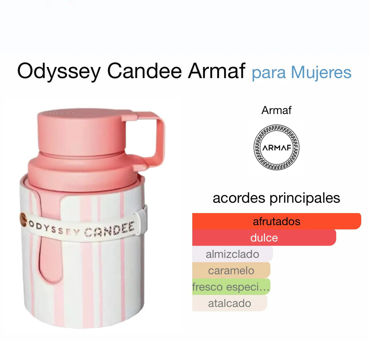 Odyssey Candee – Perfume dulce, intenso y lujoso para mujer | Armaf