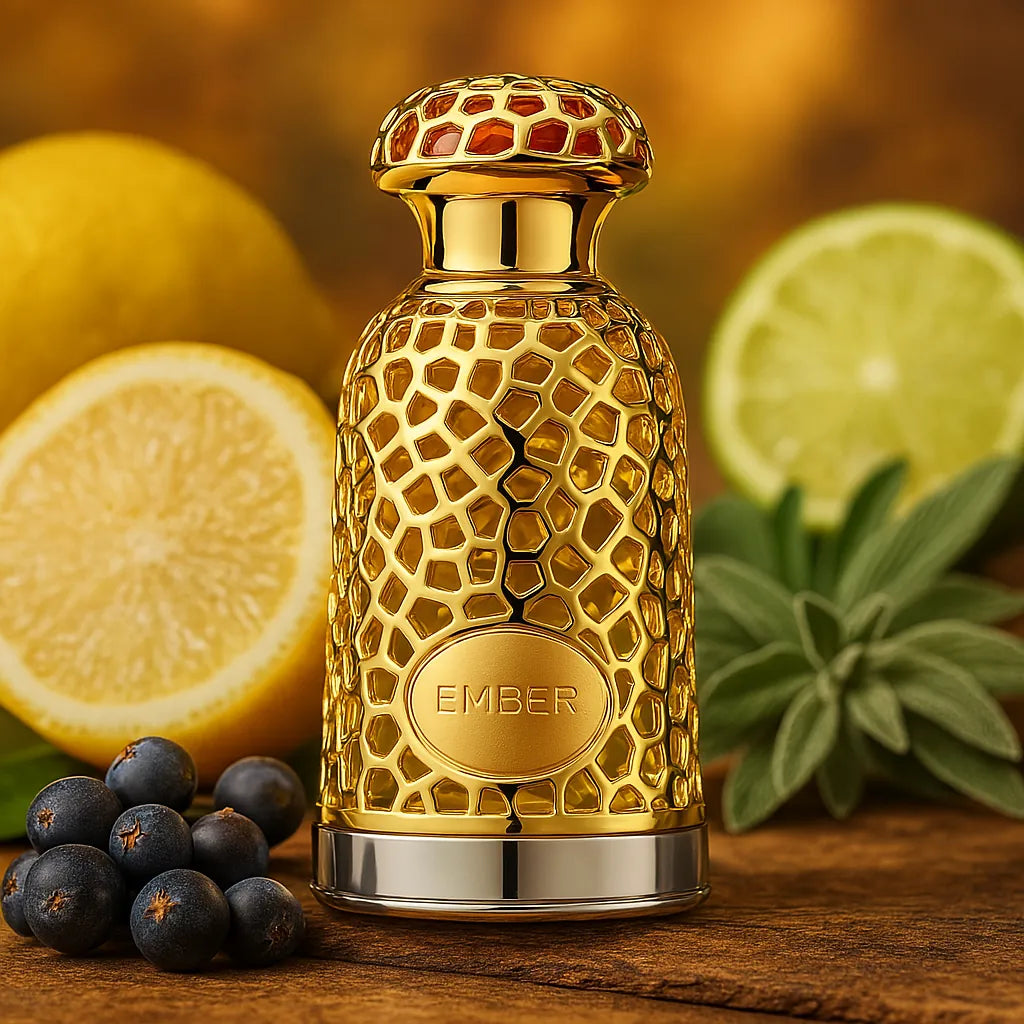 EMEER de Lattafa – Perfume árabe unisex con madera, especias y frescura