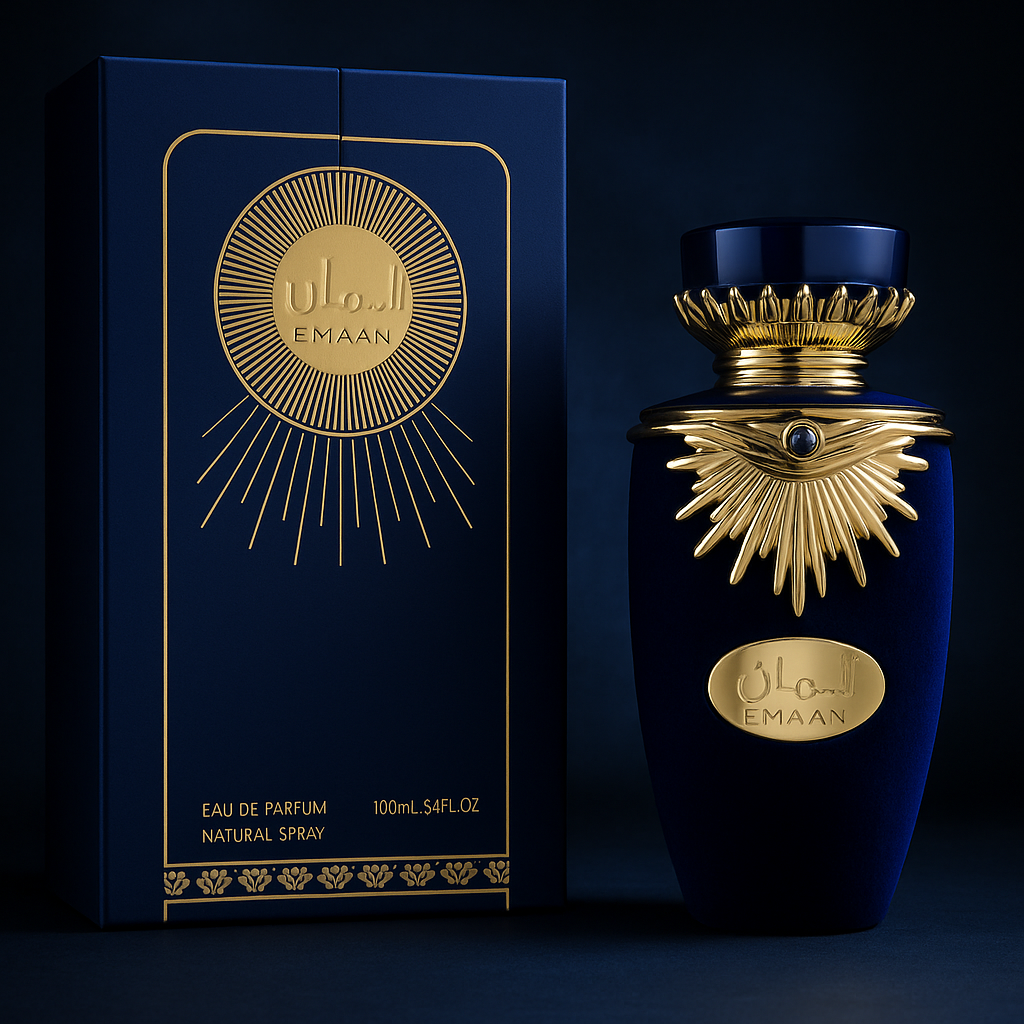 EMAAN de Lattafa – Perfume elegante floral y amaderado unisex