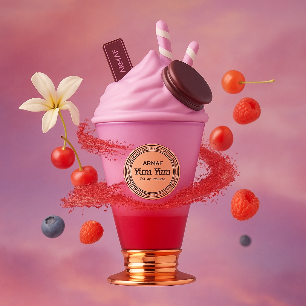 YUM YUM  – Perfume árabe dulce y coqueto con frutas rojas, vainilla y almizcle | Armaf
