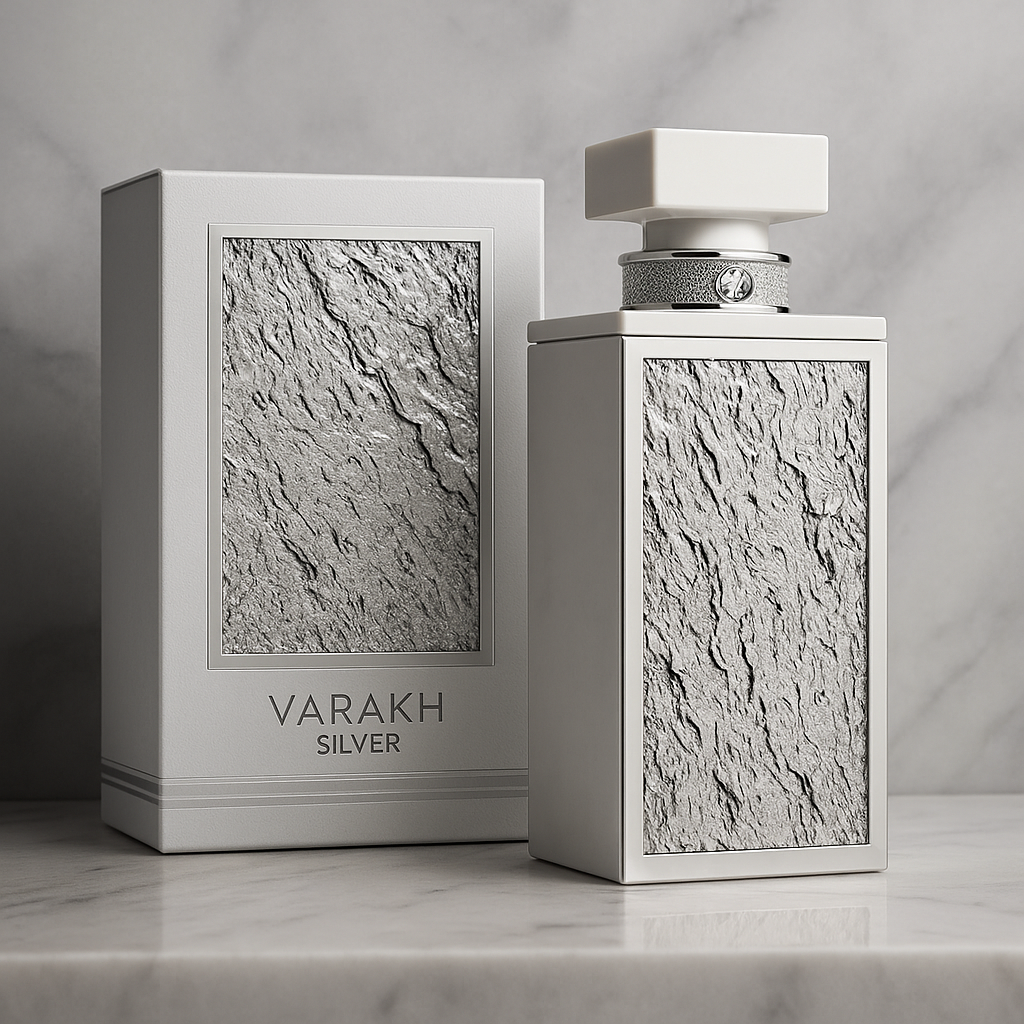 Varakh Silver – Perfume minimalista con especias y vainilla | Fragrance World