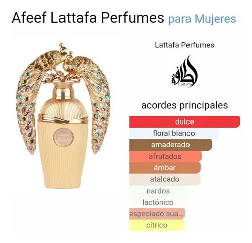 AFEEF – Perfume árabe unisex con jazmín, praliné y ámbar