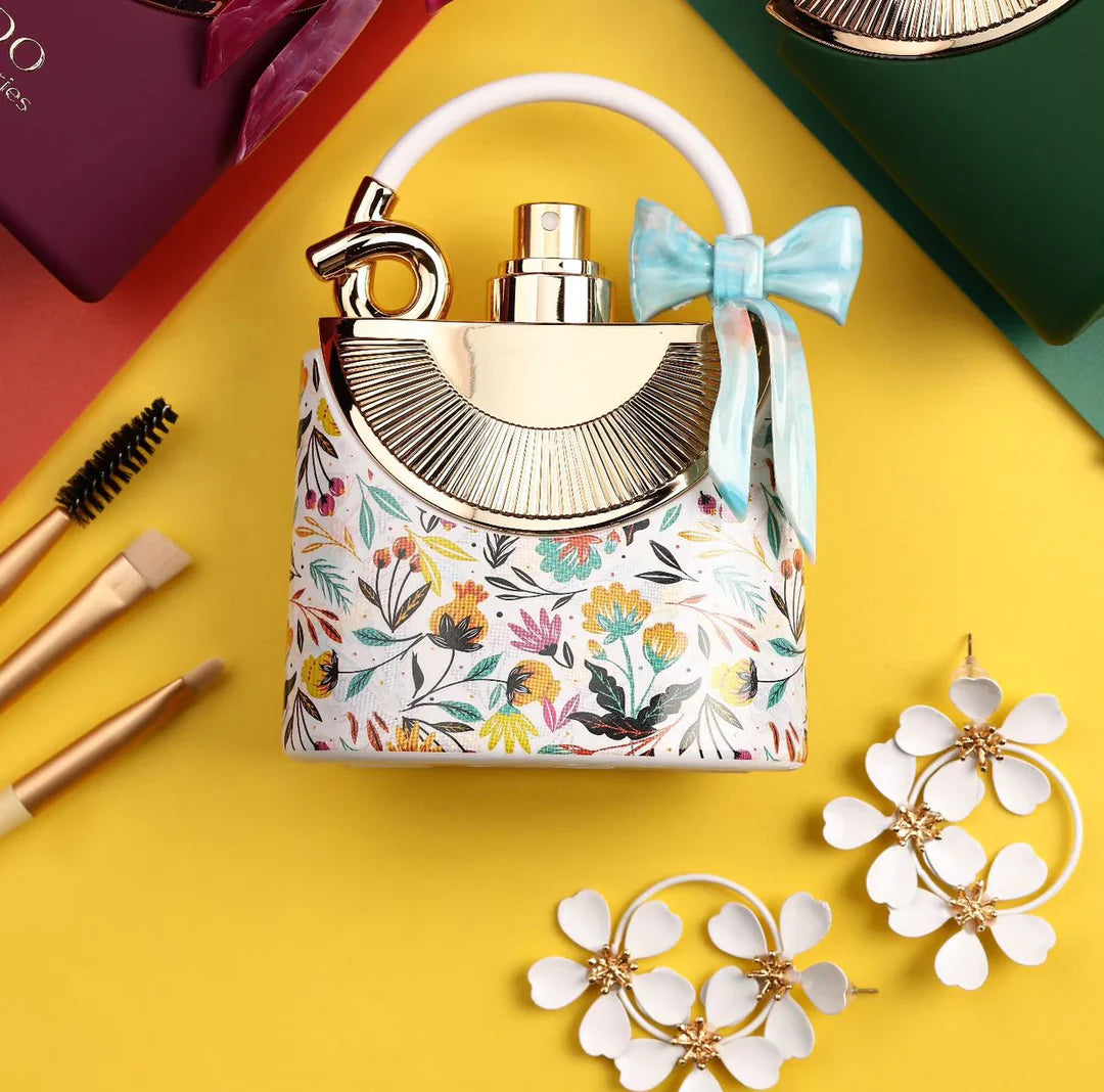 Nudo Exotic Flowers – Perfume Floral de Mujer | Diseño de Bolso con Aroma Elegante