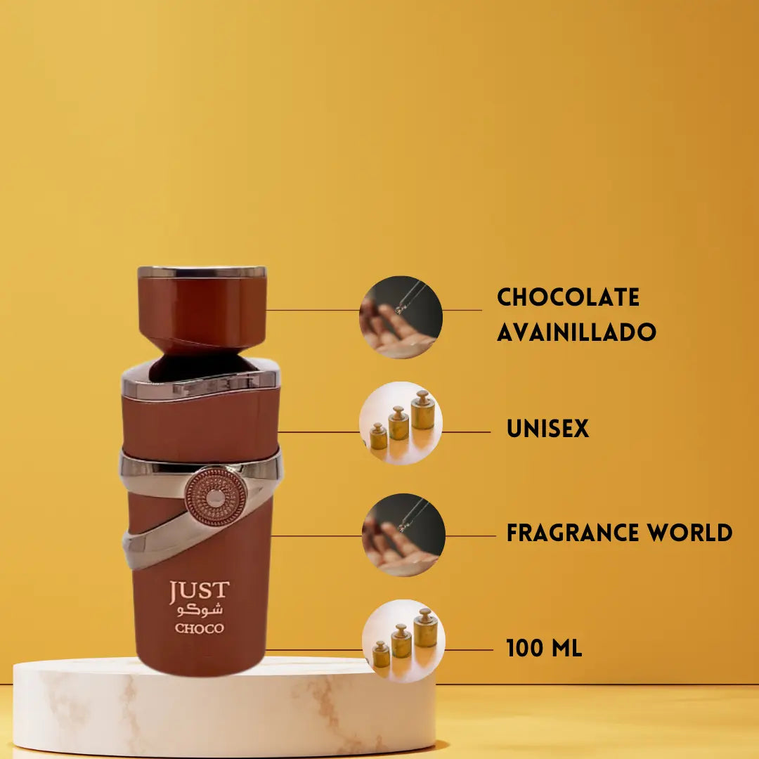 Just Chocolate – Perfume adictivo con cacao, praliné y vainilla | Unisex