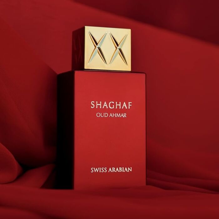 Shaghaf Oud Ahmar – Perfume oriental dulce, con cereza, praliné y oud | Swiss Arabian